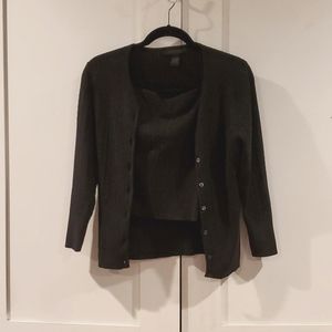 Sweater/tube top set